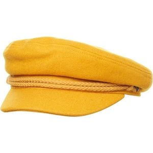 Brixton Yellow Fiddler Fisherman Cap Hat